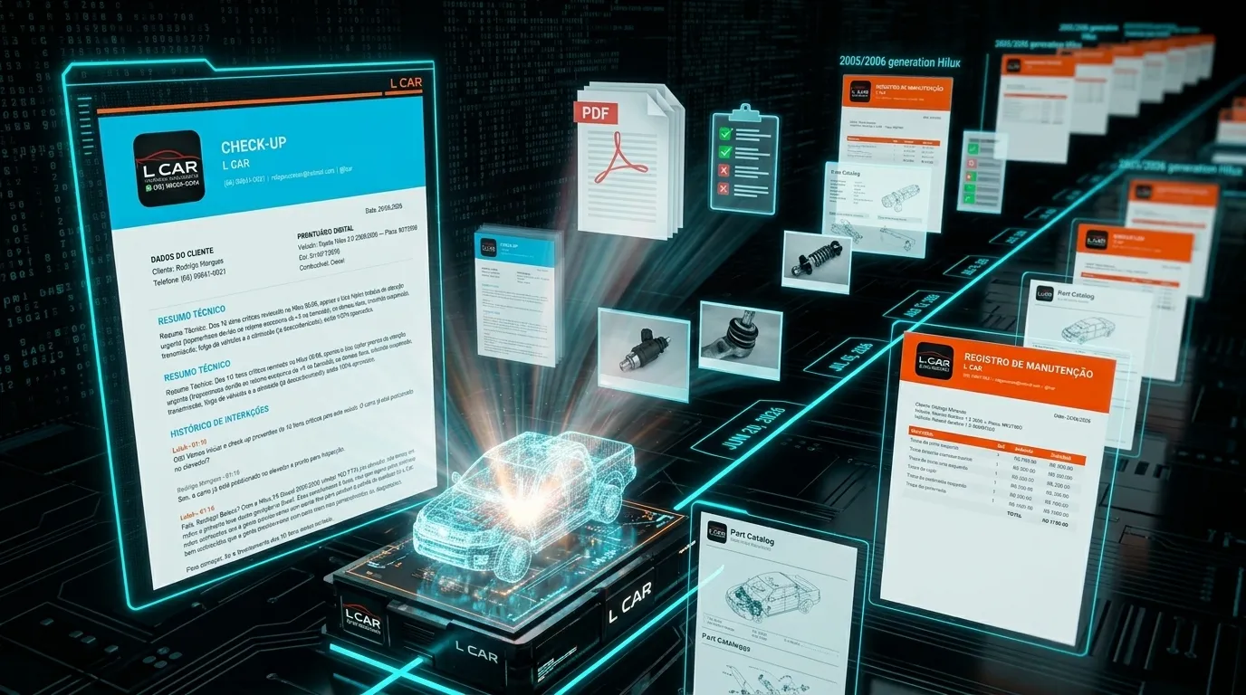 Digital vehicle record and medical history